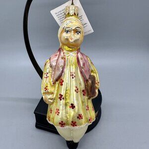 Christopher Radko Russian Rhapsody Alyosha Girl Glass Christmas Ornament